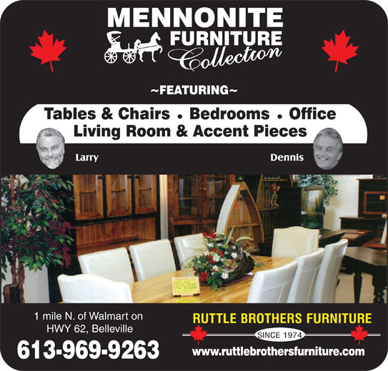 Ruttle Brothers Mennonite Furniture Opening Hours 6863 Hwy 62