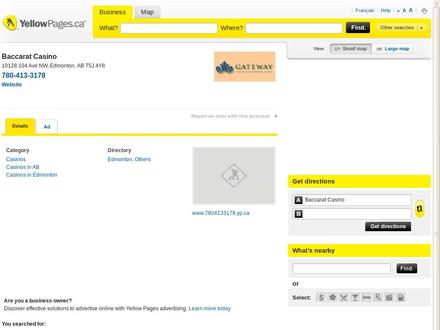 baccarat casino directory online