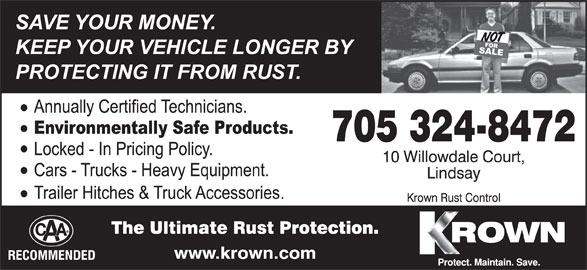 Krown rustproofing coupons ottawa