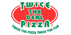 logo Twice The Deal Pizza